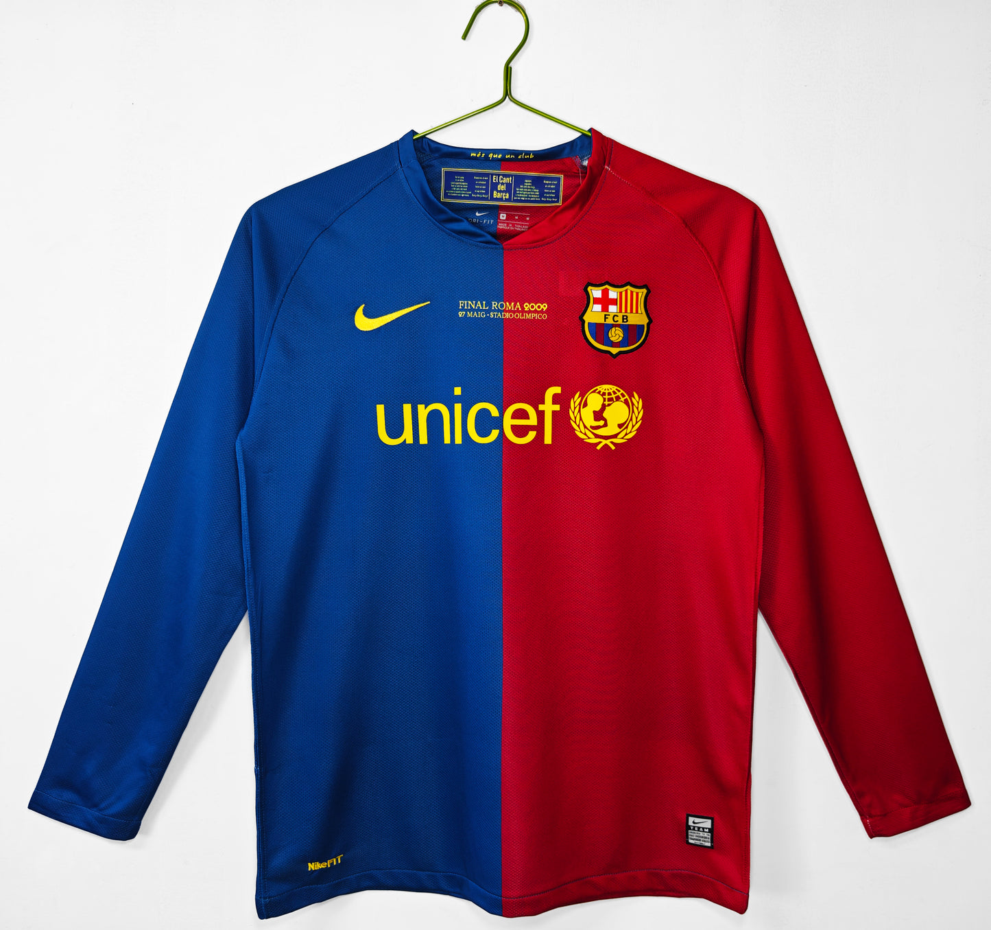 2008/2009 Barcelona Home Long Sleeve Jersey