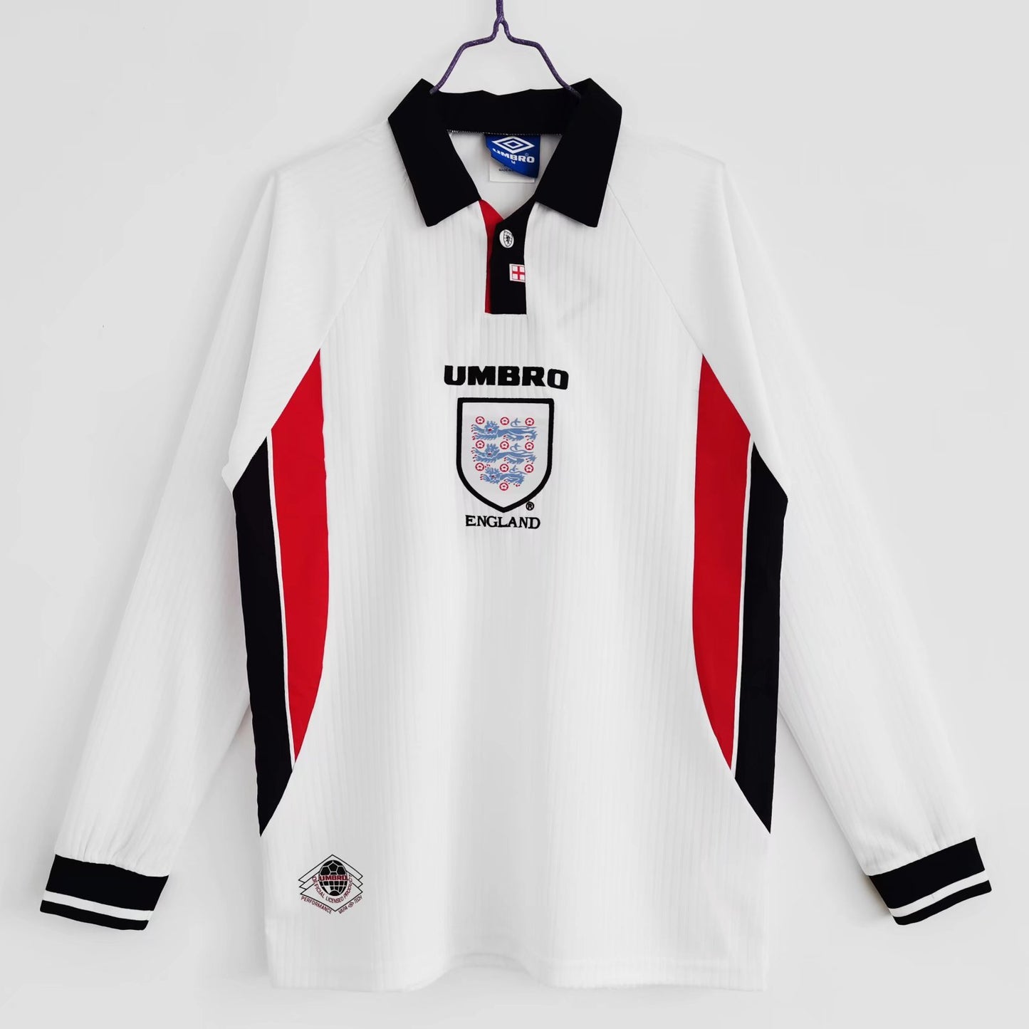 1998 England Home Long Sleeve Jersey