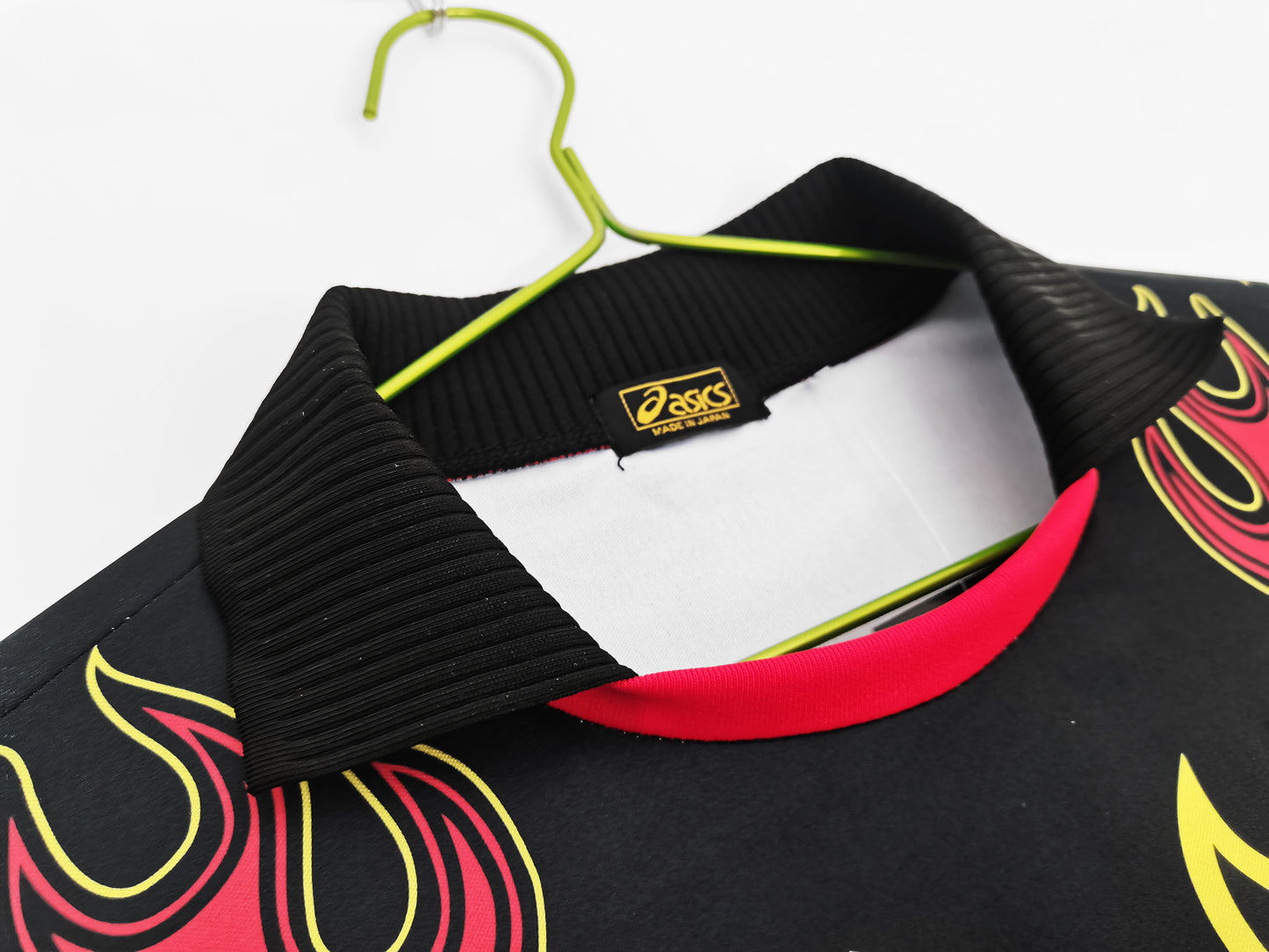 1998 Japan Goalkeeper Flame Black Long Sleeve Jersey